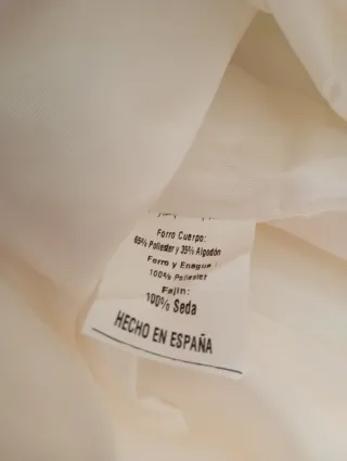 Vestido Comunión Blanco Talla 10-12