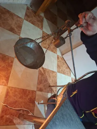 Balanza romana antigua