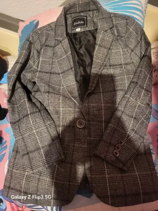 Traje de cuadros para niño 130 cm