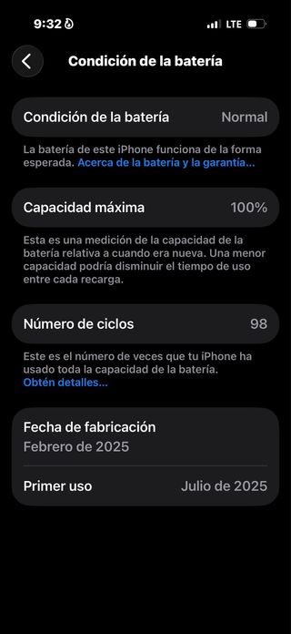 iPhone 16 Pro Negro Como Nuevo 100% batería
