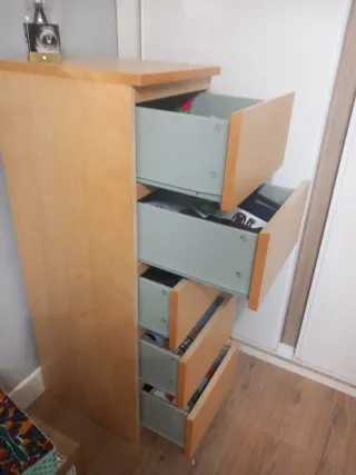 Sinfonier de madera 5 cajones