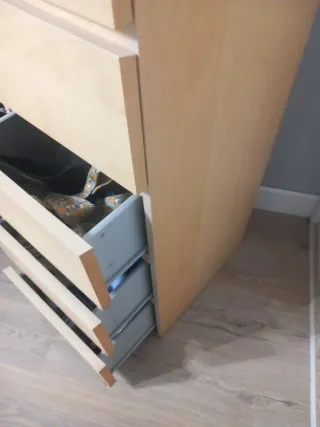 Sinfonier de madera 5 cajones