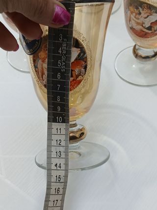 Bicchieri Murano Vintage Dorati