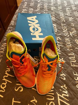 Zapatillas Hoka Clavos Talle 40 2/3 Naranja