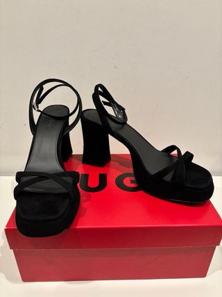 Sandalias HUGO Piel Negro Talla 40