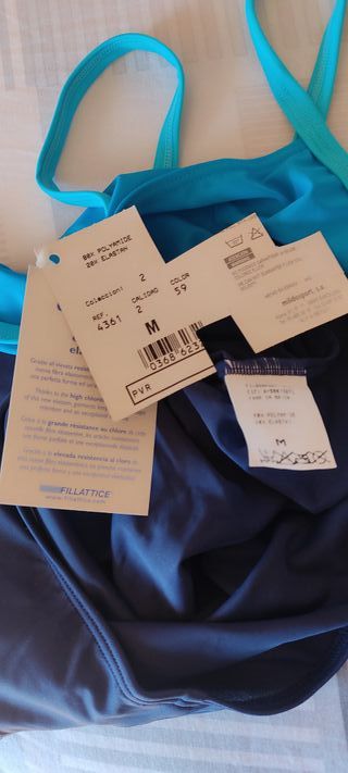 Bañador OZT nuevo, azul, talla M, mod. 4361