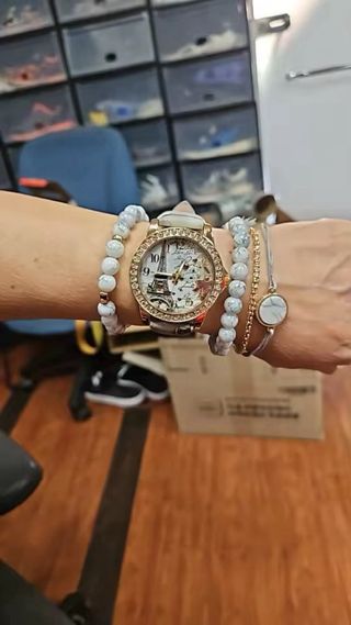 Set 5 Relojes Mujer Diamantes Imitación