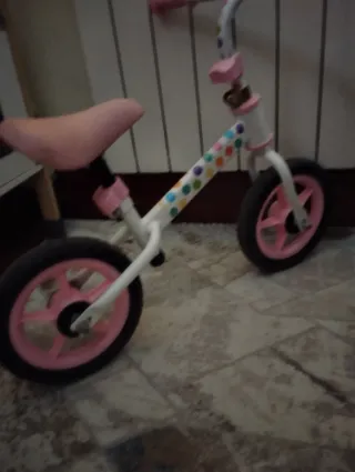Bicicleta infantil niña rosa
