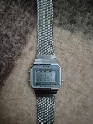 Reloj Casio Plateado