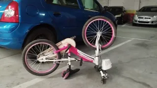 Bicicleta infantil rosa