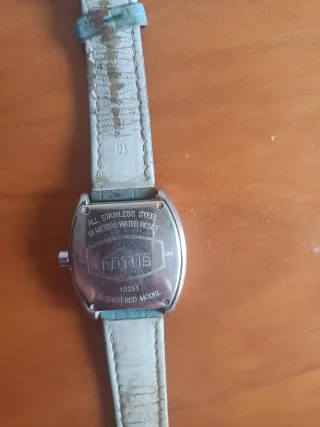 Reloj Lotus Plata y Turquesa