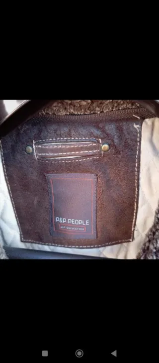 Giubbotto vintage uomo marrone