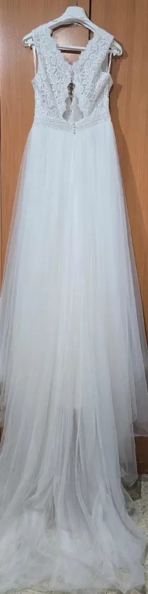 Vestido de Novia Rosa Clará Blanco