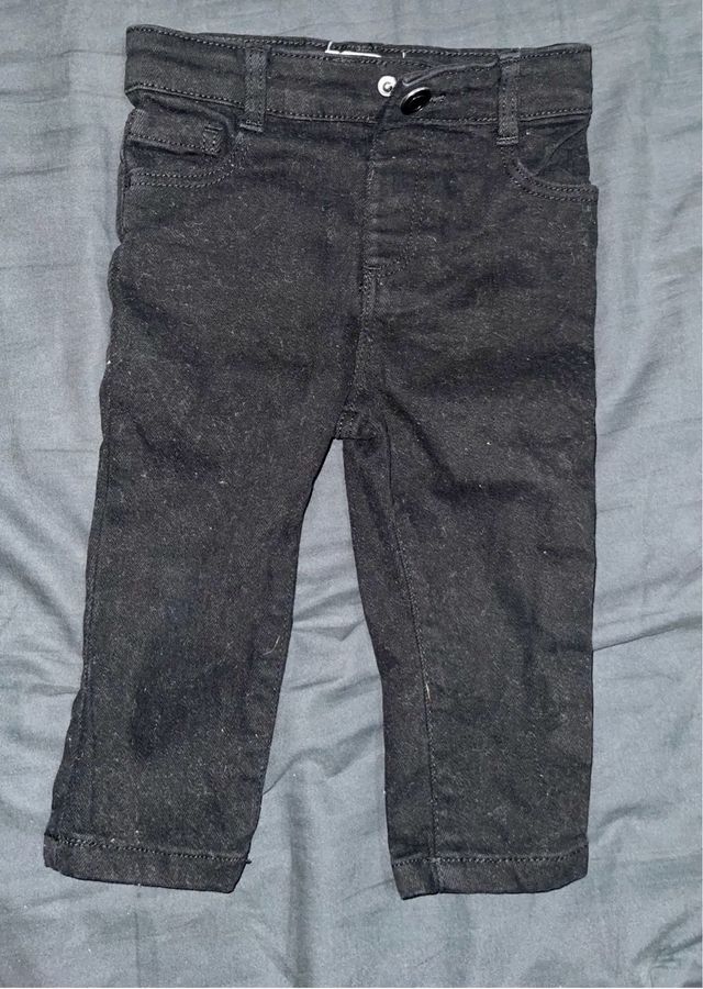 Pantalón vaquero negro niño