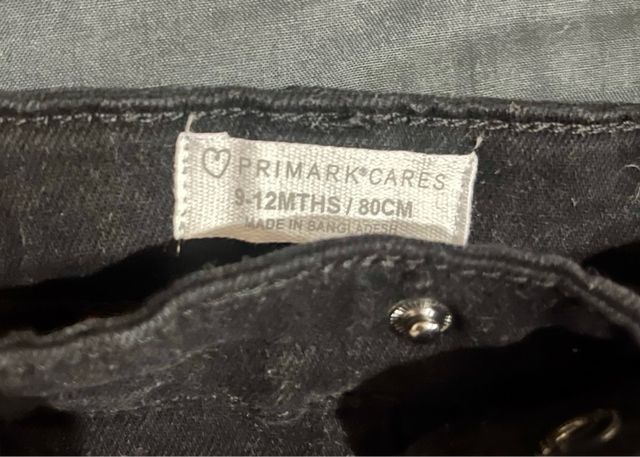 Pantalón vaquero negro niño