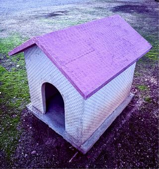 CASETA PARA PERRO DE HORMIGÓN PREFABRICADO