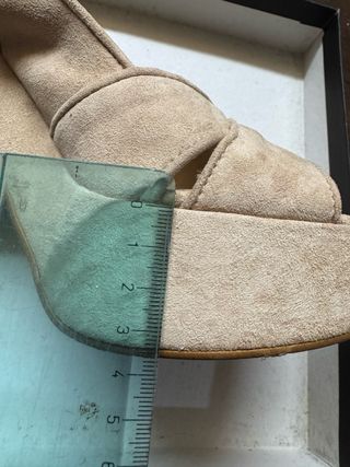 Chunky heel wedge sandals Italian handmade