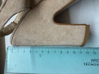 Chunky heel wedge sandals Italian handmade