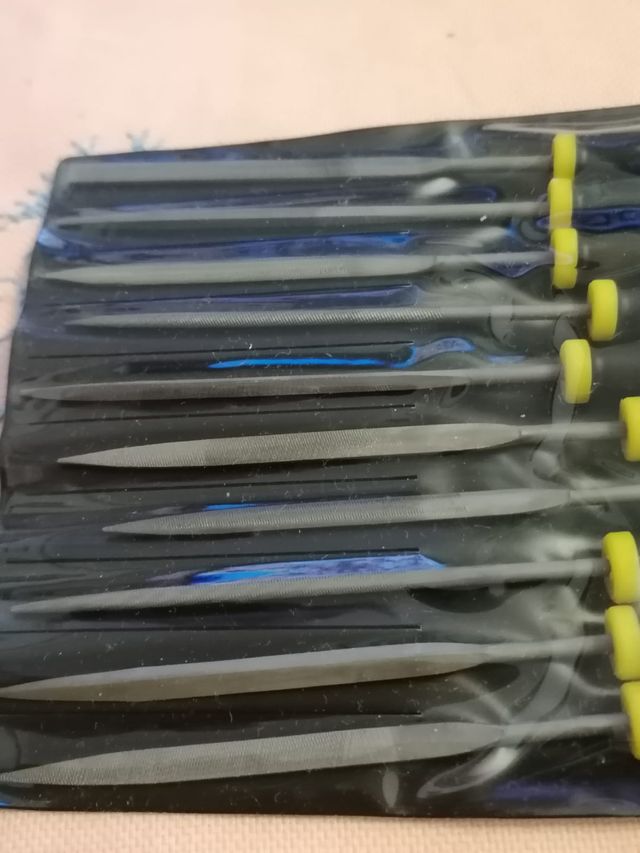 Set 10 Limas Aguja 140x10mm