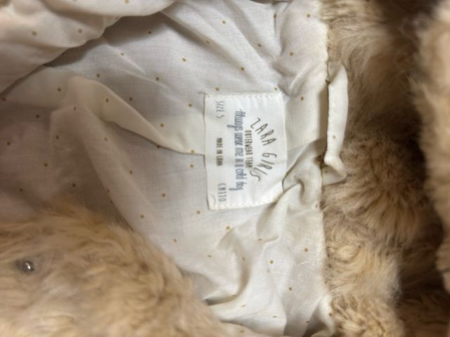 Chaqueta pelo Zara niña T.5