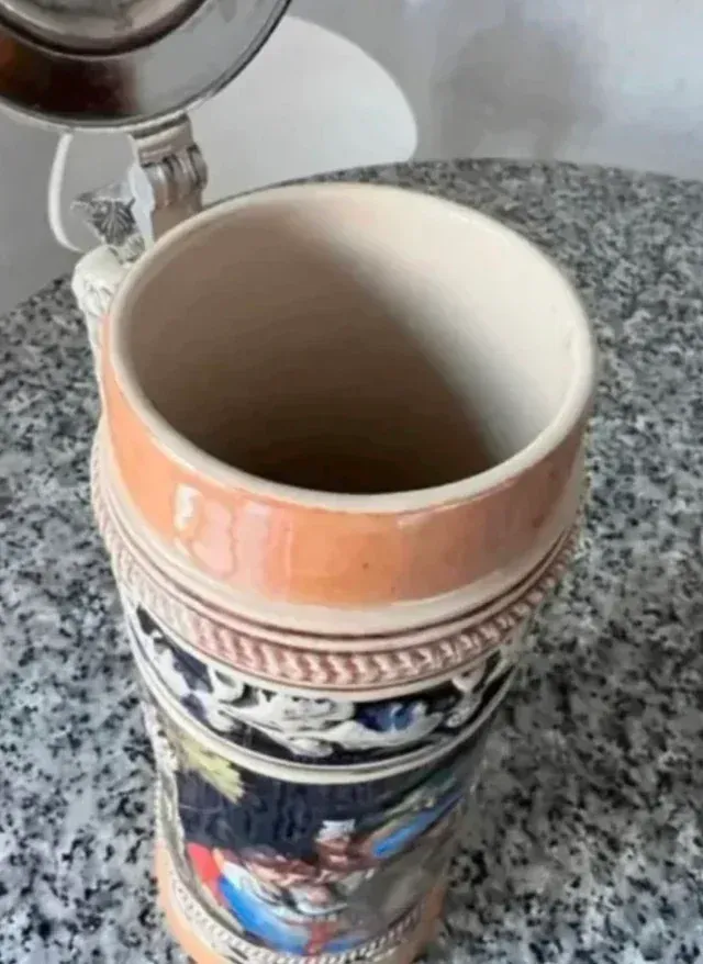 Brocca di birra tedesca artigianale - ceramica