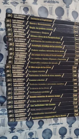 24 TOMOS DE LAS CIENCIAS PROHIBIDAS