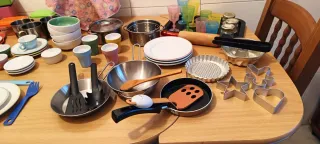 Juego Cocina Madera IKEA. Marca DUCKTING.