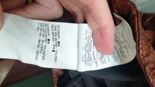 Bolso saco piel marrón