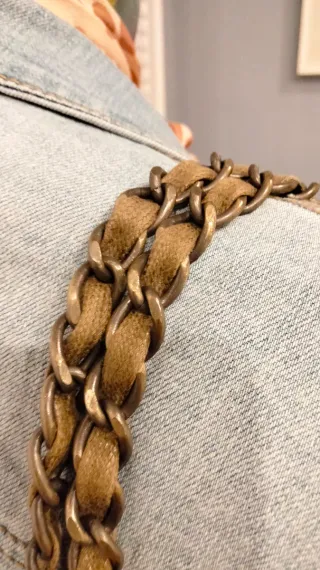 Bolso saco piel marrón