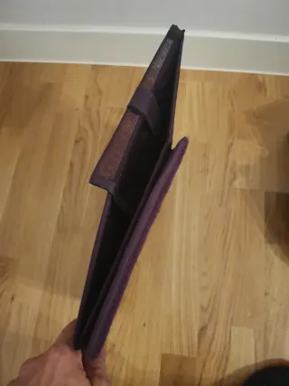 Zapatero Plegable Tela Morado