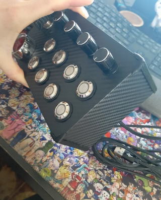 Button Box Simracing PC Nuova Pulsanti Luminosi