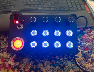 Button Box Simracing PC Nuova Pulsanti Luminosi