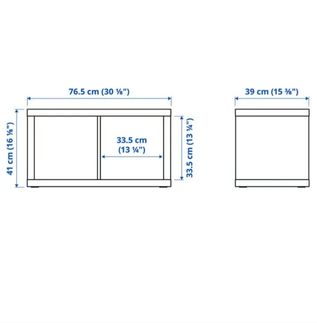Scaffale Cubo KALLAX IKEA 77x42 cm
