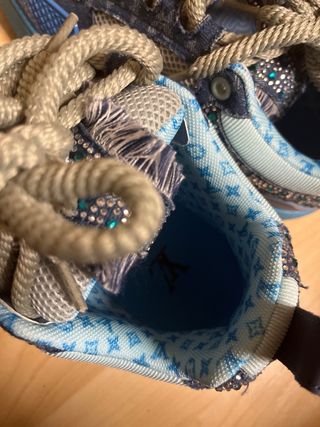 Louis Vuitton Skate Swarovski Blu