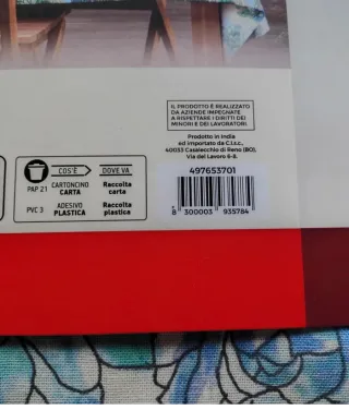 Tovaglia Rettangolare Fiorata Cotone