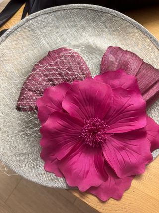 Pamela gris y fucsia