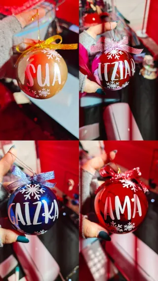 Bolas de Navidad Personalizadas