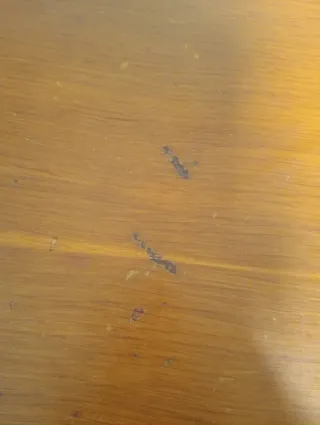 Mesa de comedor ovalada de madera