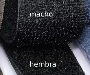 Rollos velcro MACHO (lote) adhesivo blanco 40,50mt