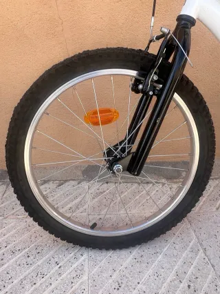 Bicicleta Rockrider ST120 Blanca