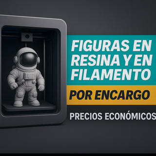 IMPRESIÓN 3D · RESINA · FILAMENTO · FIGURAS PERSON