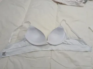 Sujetador push up sin aros blanco