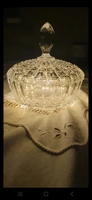 Vintage Portacaramelle in cristallo