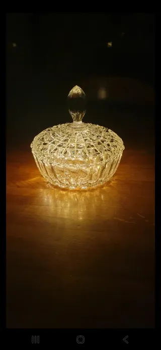 Vintage Portacaramelle in cristallo