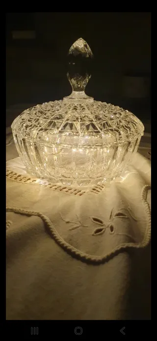 Vintage Portacaramelle in cristallo