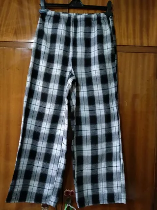 Pantalones de pijama cuadros mujer