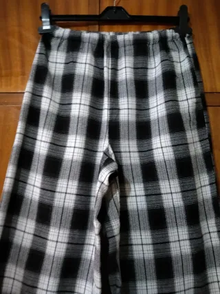 Pantalones de pijama cuadros mujer