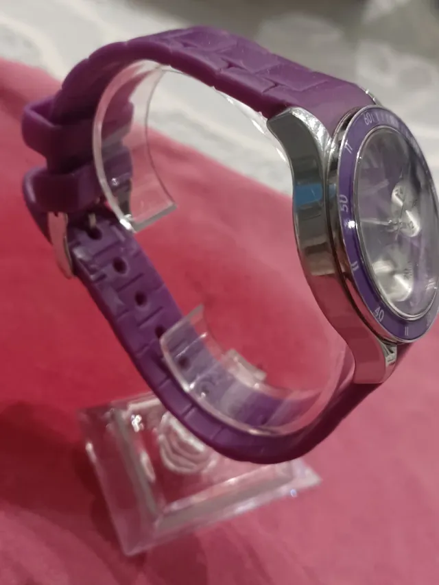 Orologio Jacques Lemans Viola e Argento