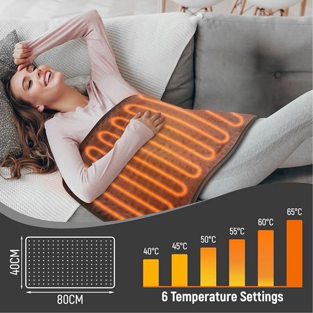 Manta Eléctrica Calefactora 40x80cm