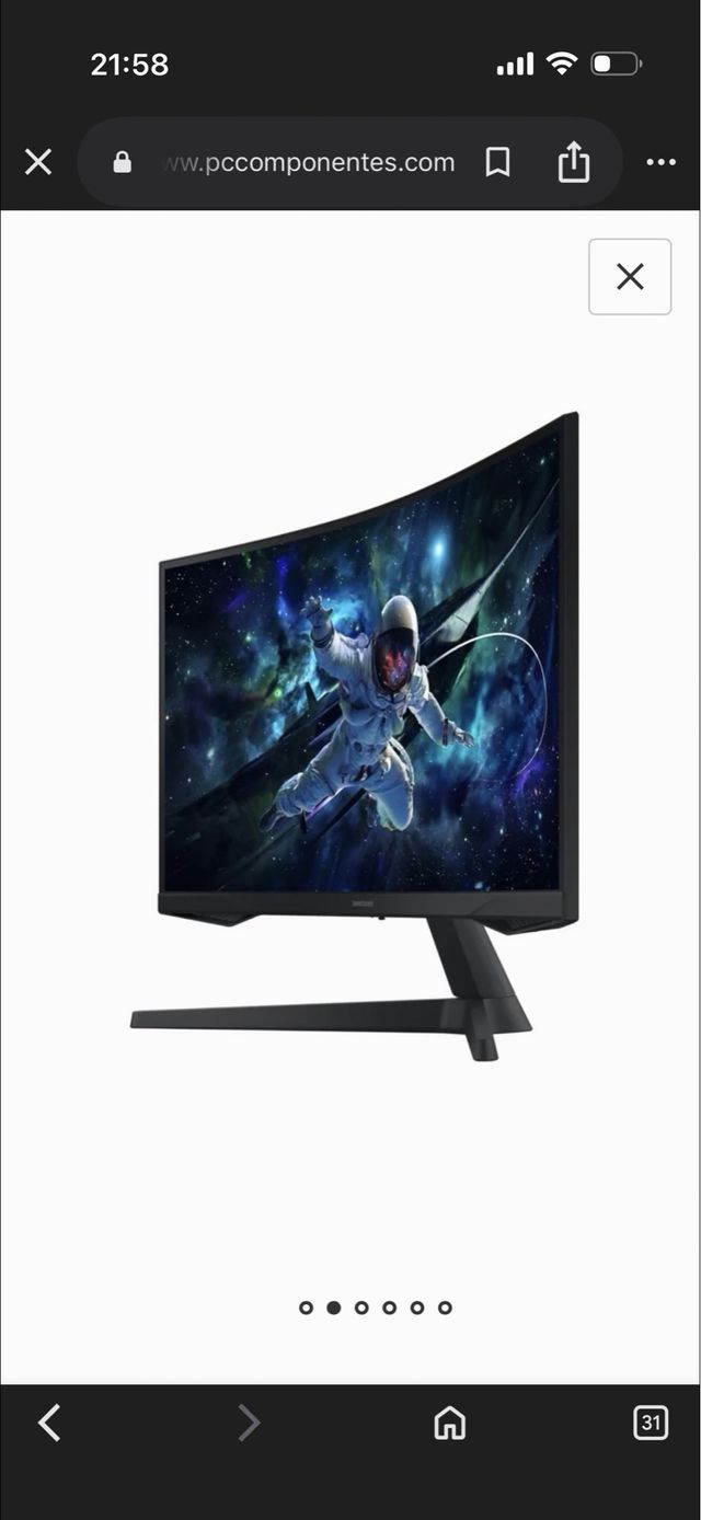 Monitor Gaming Samsung Odyssey G5 QHD 165Hz